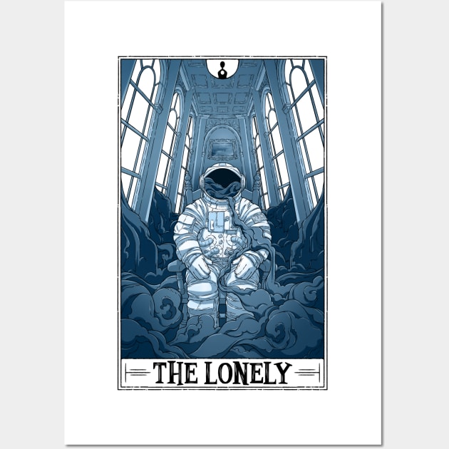 The Lonely Tarotesque (Light) Wall Art by Rusty Quill